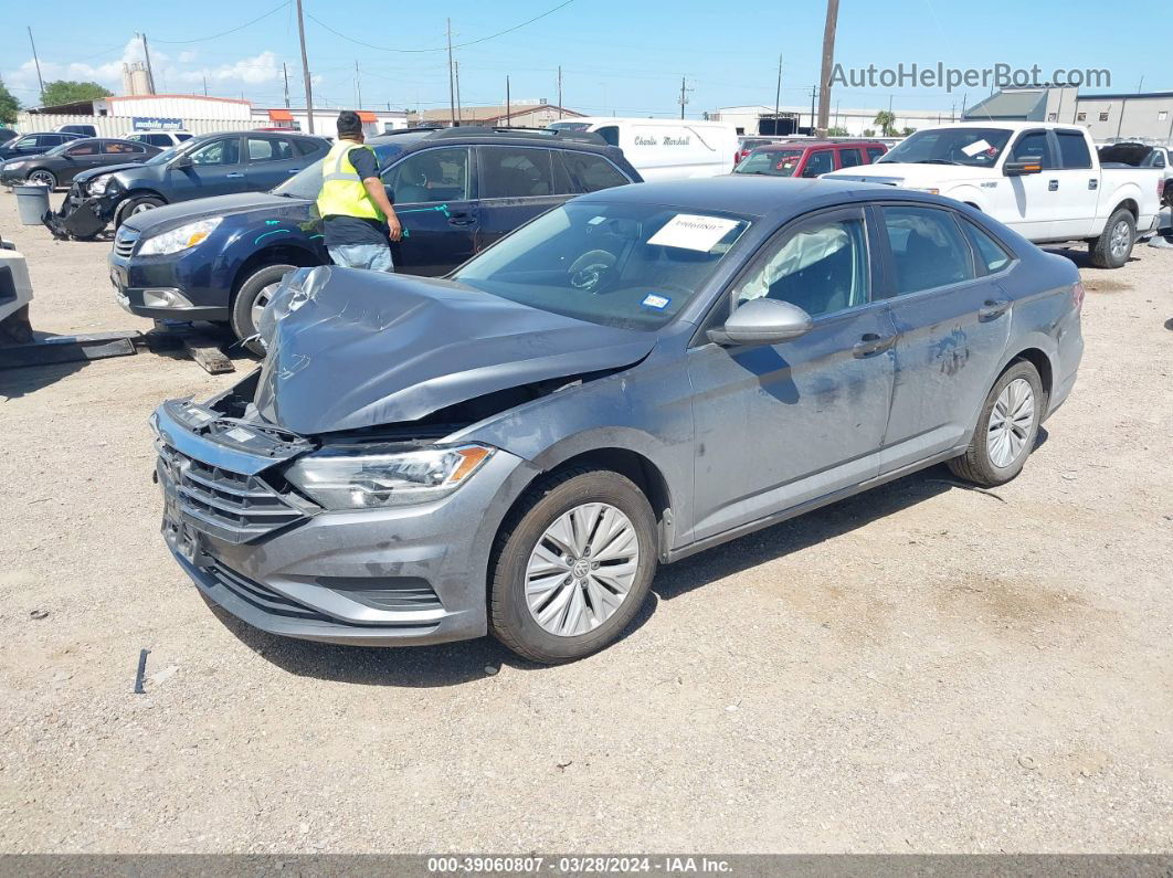 2019 Volkswagen Jetta 1.4t S Gray vin: 3VWN57BUXKM236880