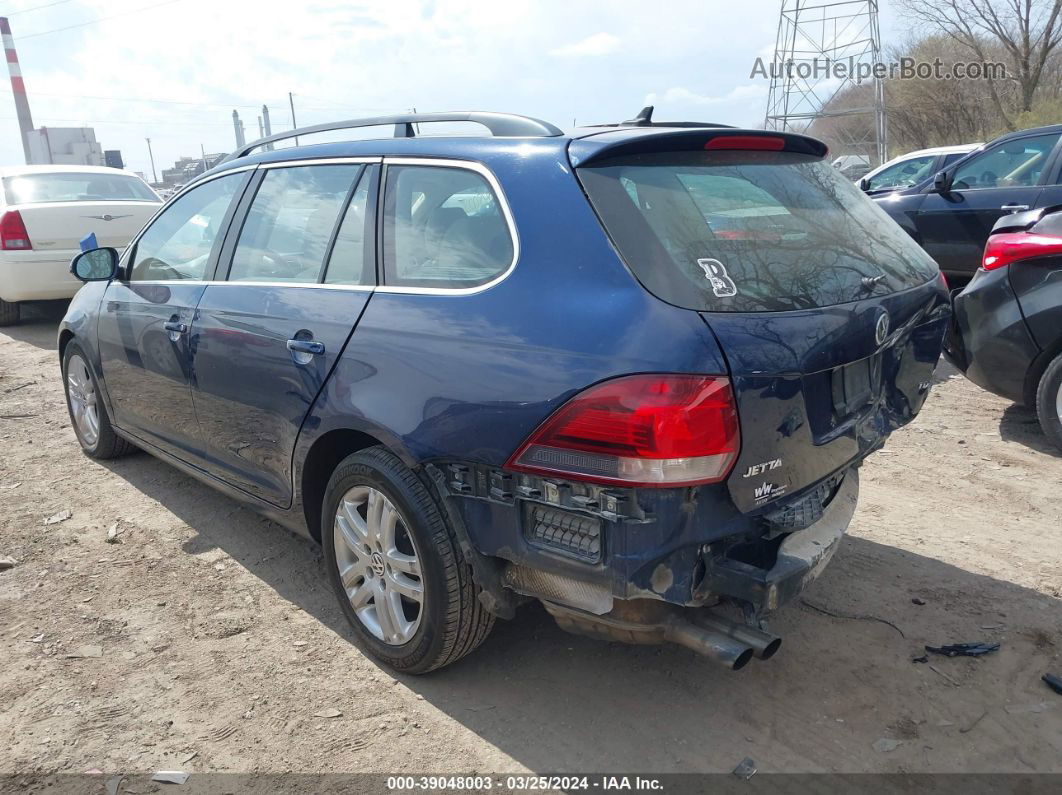 2011 Volkswagen Jetta Sportwagen 2.0l Tdi Dark Blue vin: 3VWPL7AJ0BM633262