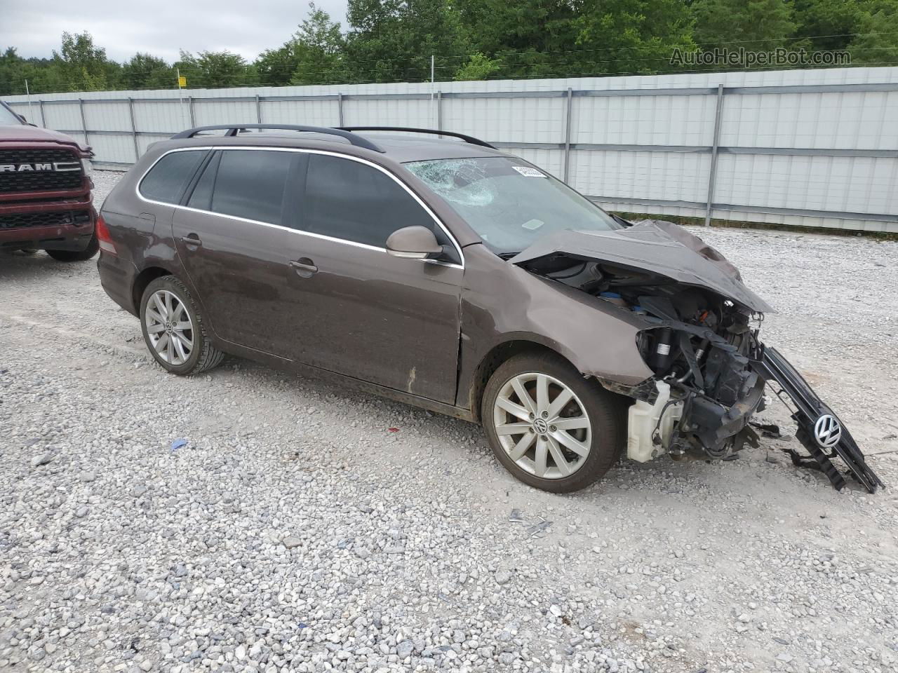 2011 Volkswagen Jetta Tdi Brown vin: 3VWPL7AJ0BM661062