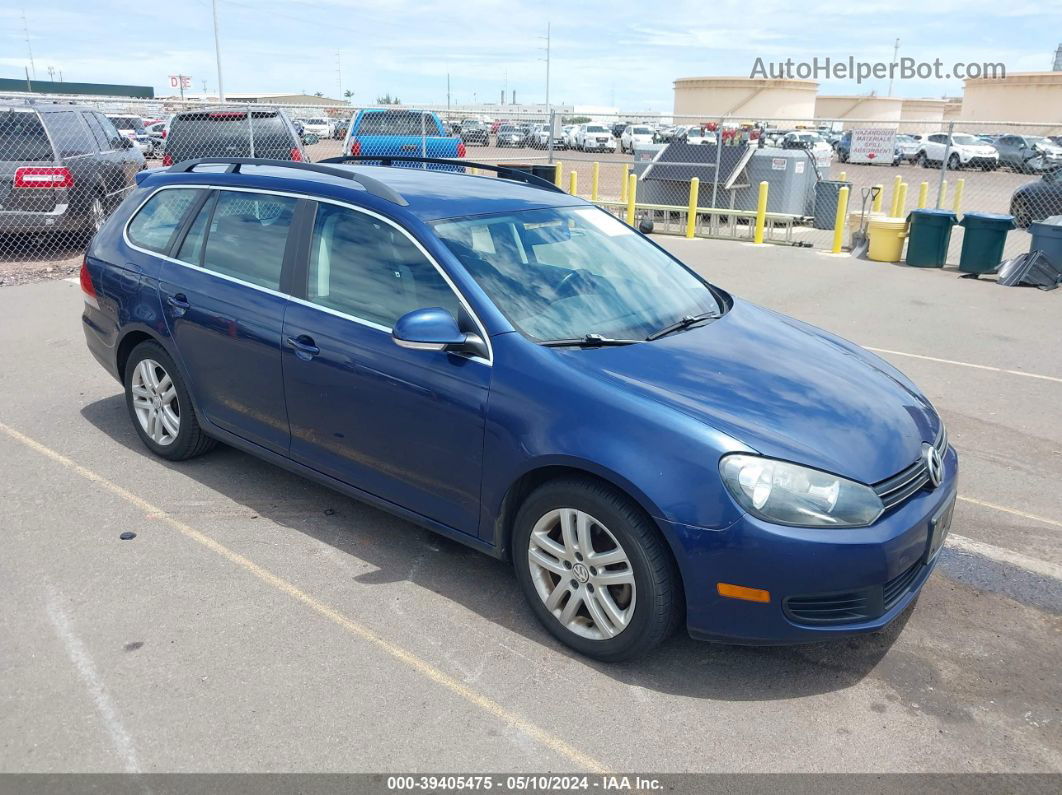 2013 Volkswagen Jetta Sportwagen 2.0l Tdi Blue vin: 3VWPL7AJ0DM625455