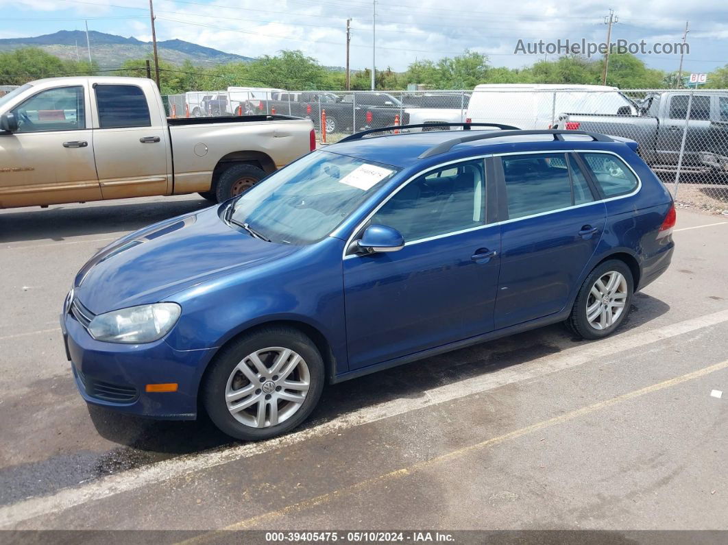 2013 Volkswagen Jetta Sportwagen 2.0l Tdi Blue vin: 3VWPL7AJ0DM625455