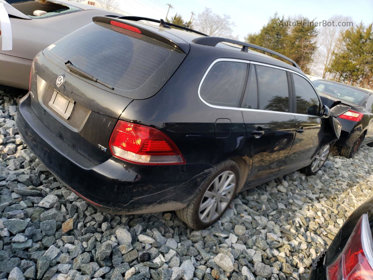 2013 Volkswagen Jetta Tdi Black vin: 3VWPL7AJ0DM627965