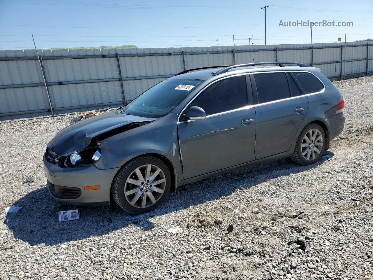 2013 Volkswagen Jetta Tdi Gray vin: 3VWPL7AJ0DM683064