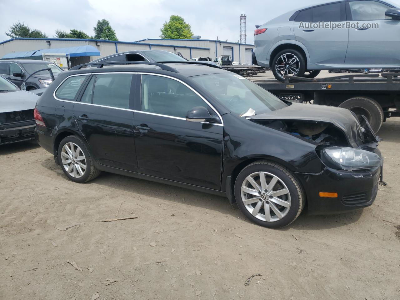 2014 Volkswagen Jetta Tdi Черный vin: 3VWPL7AJ0EM605692