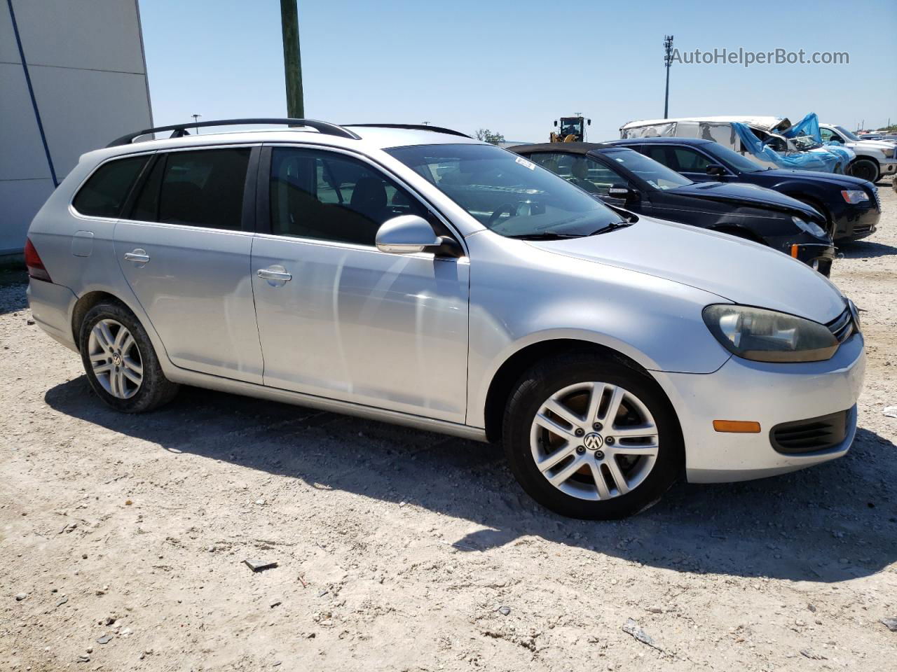 2014 Volkswagen Jetta Tdi Silver vin: 3VWPL7AJ0EM614425