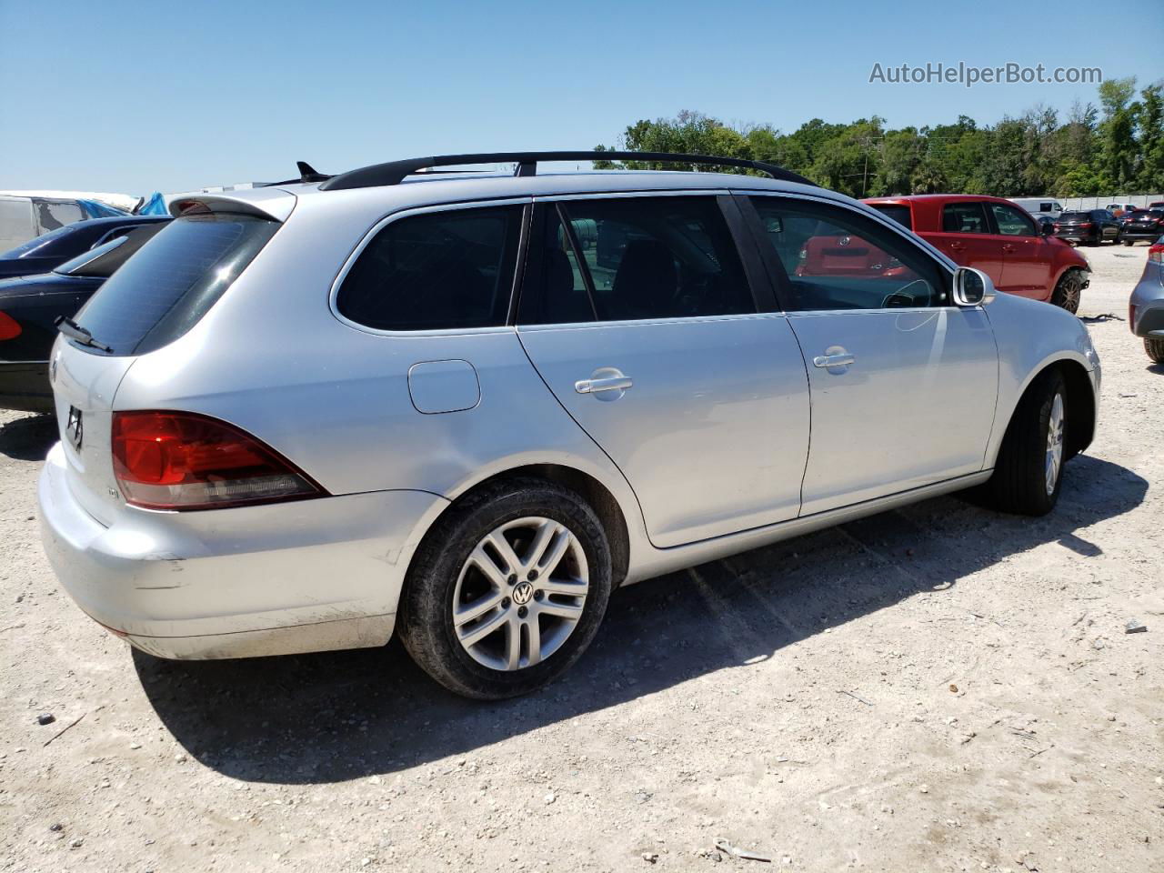 2014 Volkswagen Jetta Tdi Silver vin: 3VWPL7AJ0EM614425