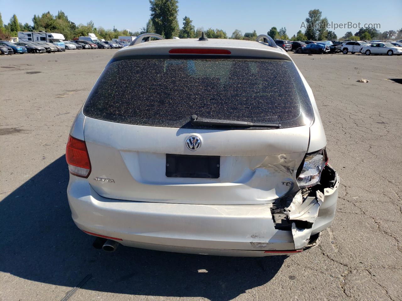 2011 Volkswagen Jetta Tdi Silver vin: 3VWPL7AJ1BM605759