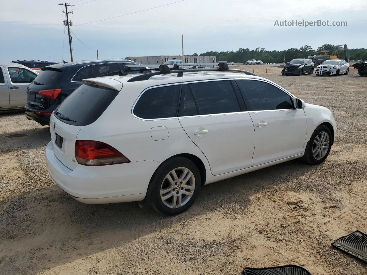 2011 Volkswagen Jetta Tdi Белый vin: 3VWPL7AJ1BM724315