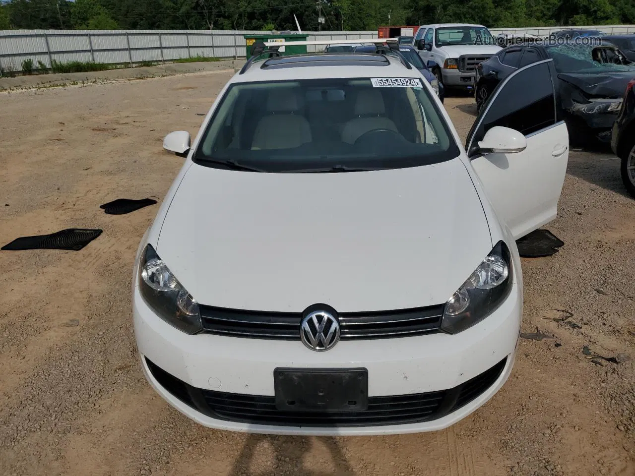 2011 Volkswagen Jetta Tdi White vin: 3VWPL7AJ1BM724315