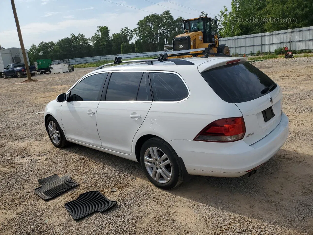 2011 Volkswagen Jetta Tdi White vin: 3VWPL7AJ1BM724315