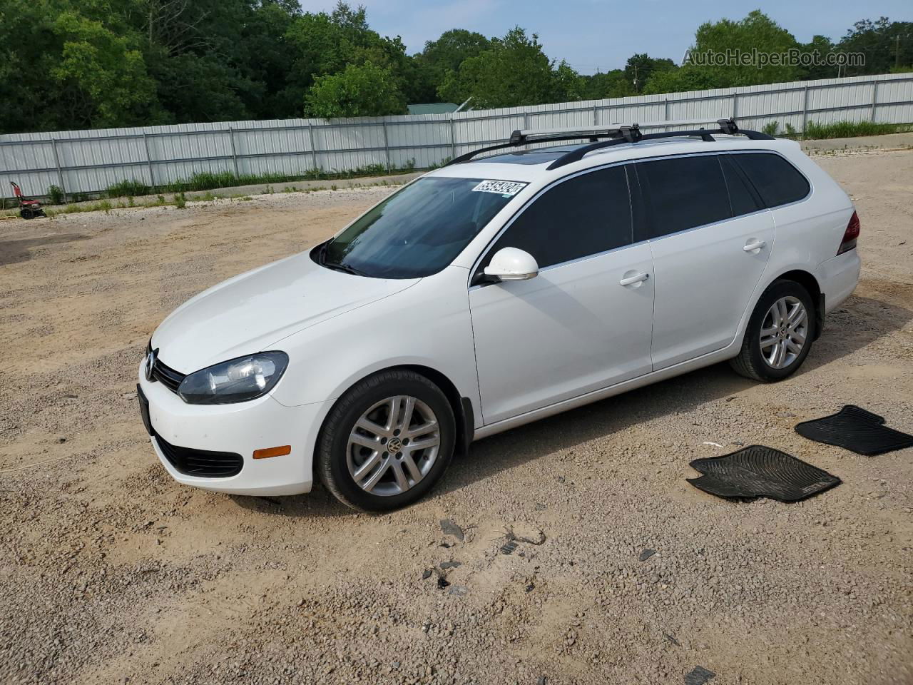 2011 Volkswagen Jetta Tdi White vin: 3VWPL7AJ1BM724315