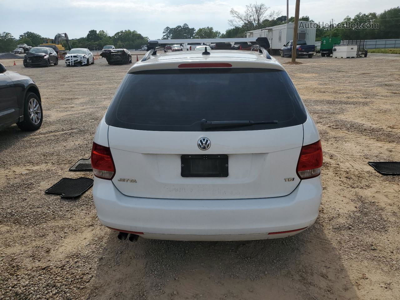 2011 Volkswagen Jetta Tdi Белый vin: 3VWPL7AJ1BM724315