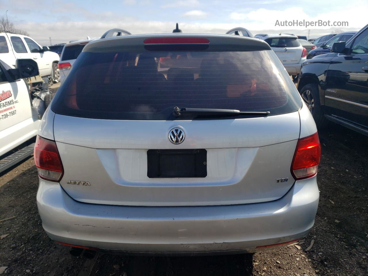 2012 Volkswagen Jetta Tdi Silver vin: 3VWPL7AJ1CM630789