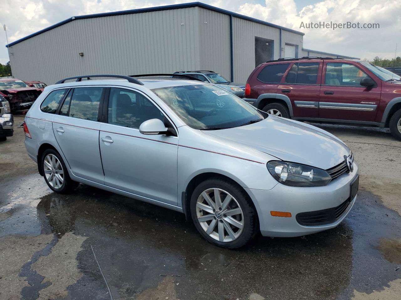 2012 Volkswagen Jetta Tdi Silver vin: 3VWPL7AJ1CM665543