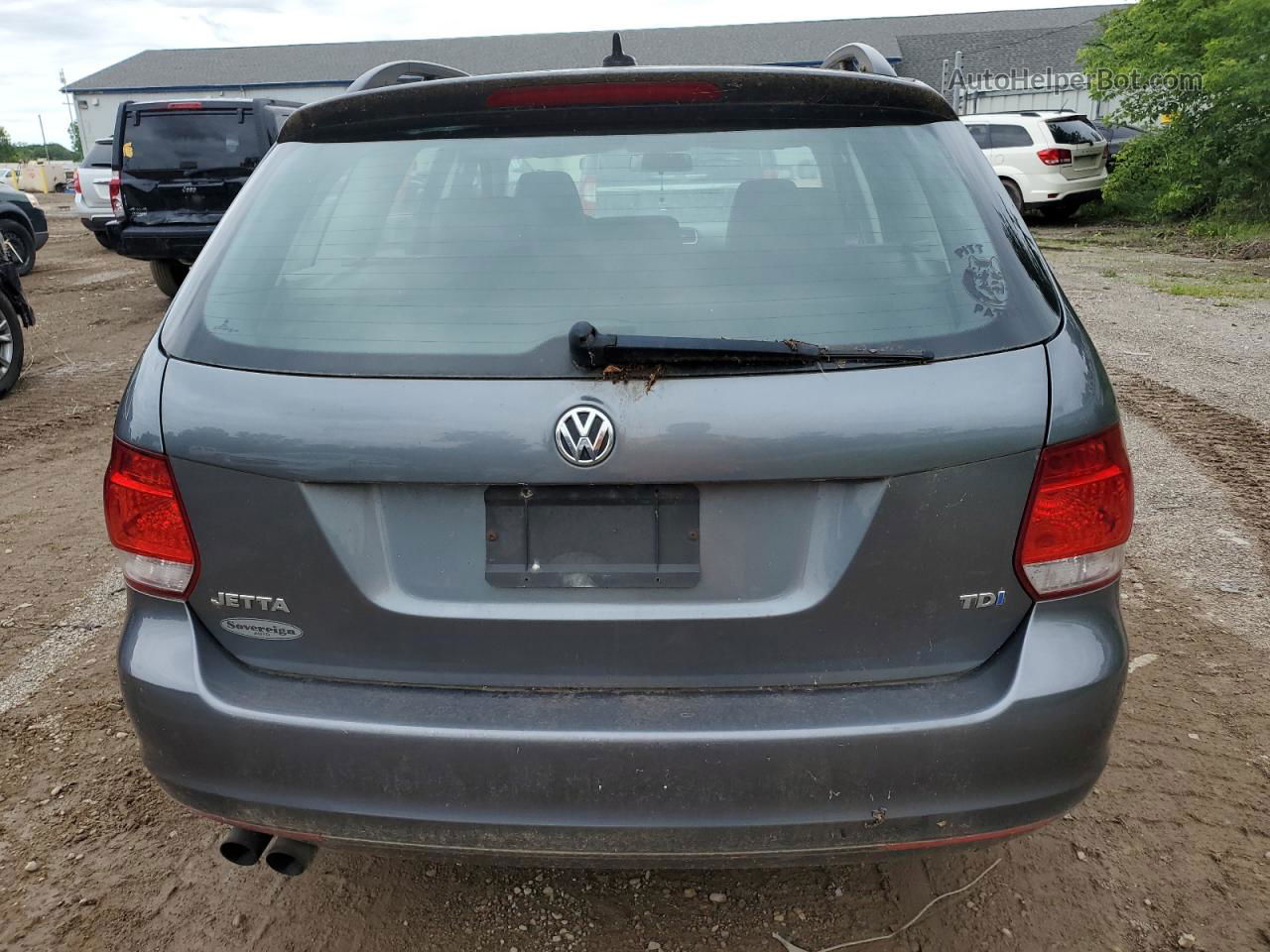 2012 Volkswagen Jetta Tdi Gray vin: 3VWPL7AJ1CM671164