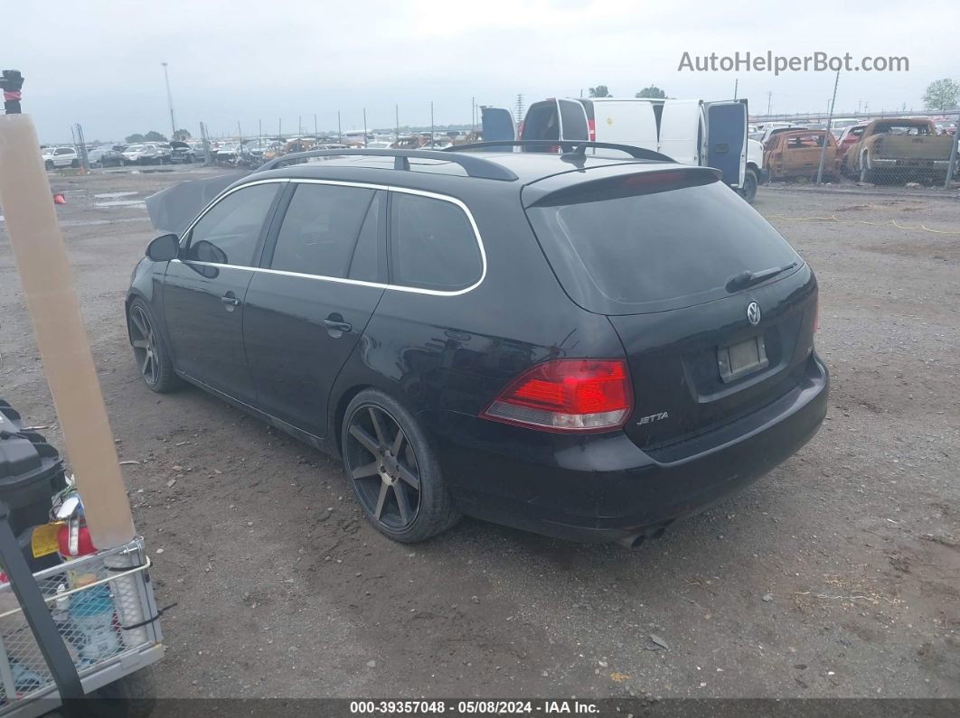 2013 Volkswagen Jetta Sportwagen 2.0l Tdi Black vin: 3VWPL7AJ1DM642569