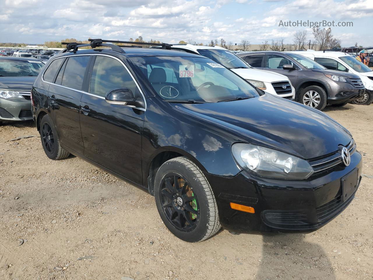 2013 Volkswagen Jetta Tdi Черный vin: 3VWPL7AJ1DM677094