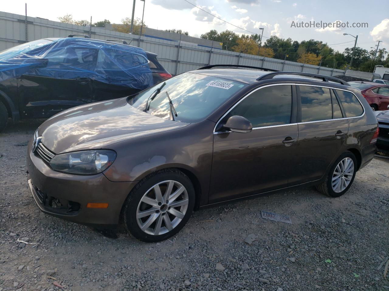 2011 Volkswagen Jetta Tdi Brown vin: 3VWPL7AJ2BM715817