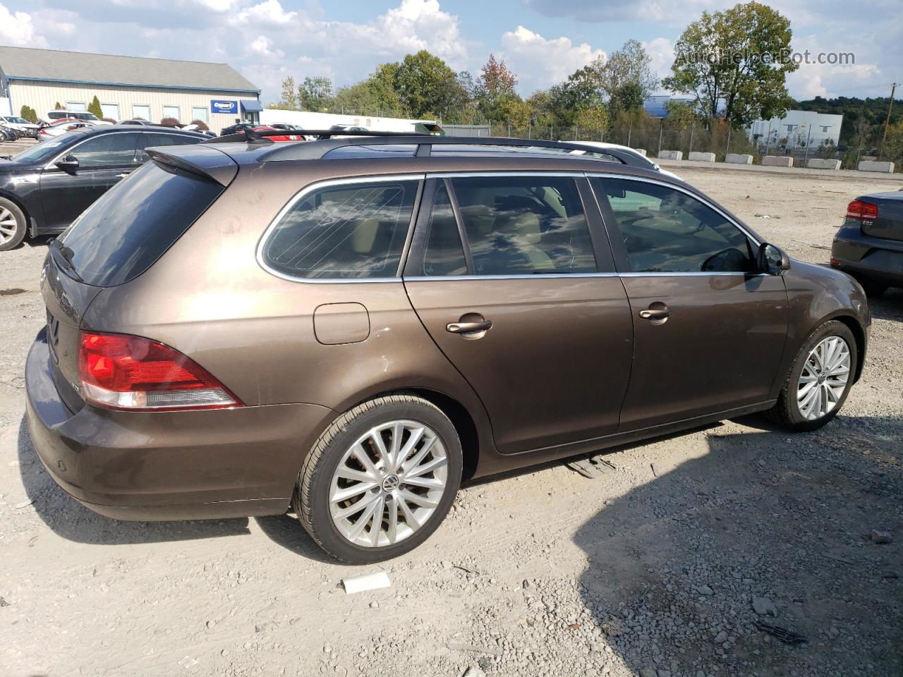 2011 Volkswagen Jetta Tdi Brown vin: 3VWPL7AJ2BM715817