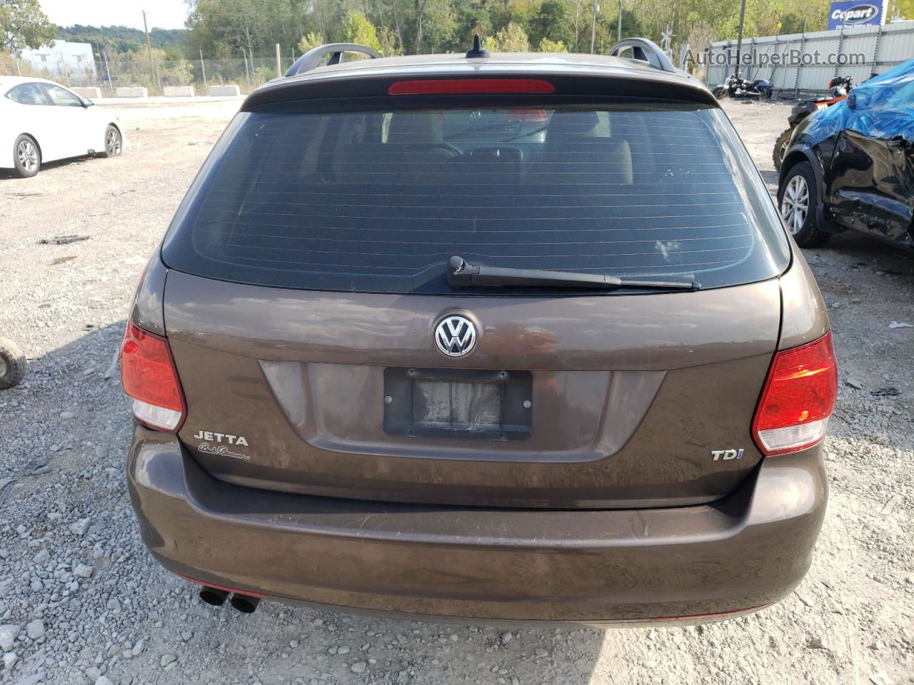 2011 Volkswagen Jetta Tdi Brown vin: 3VWPL7AJ2BM715817