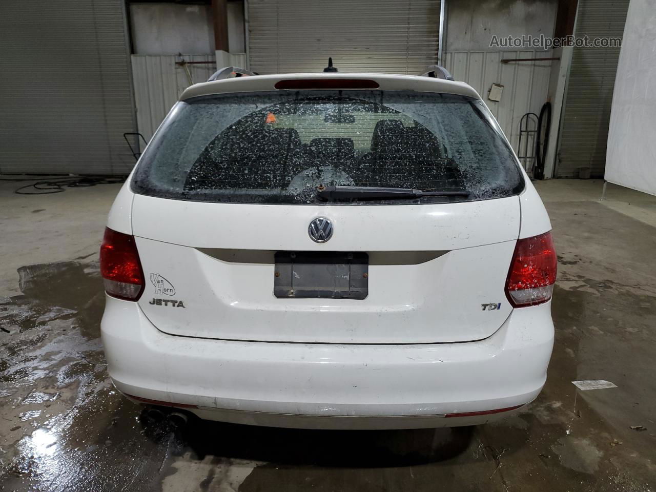 2013 Volkswagen Jetta Tdi White vin: 3VWPL7AJ2DM600881