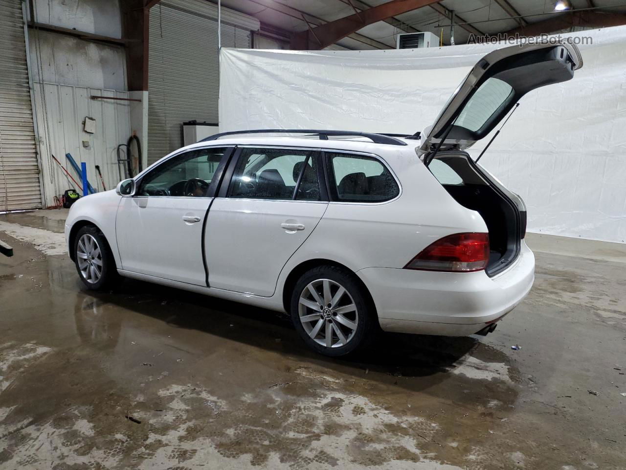 2013 Volkswagen Jetta Tdi White vin: 3VWPL7AJ2DM600881