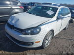 2013 Volkswagen Jetta Sportwagen 2.0l Tdi White vin: 3VWPL7AJ2DM606471