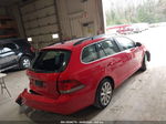 2013 Volkswagen Jetta Sportwagen 2.0l Tdi Красный vin: 3VWPL7AJ2DM619690