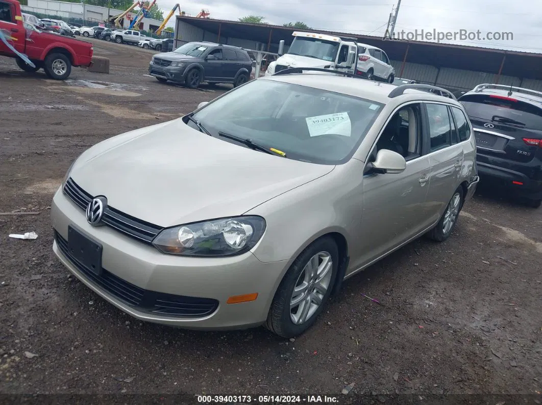 2013 Volkswagen Jetta Sportwagen 2.0l Tdi Beige vin: 3VWPL7AJ2DM681669