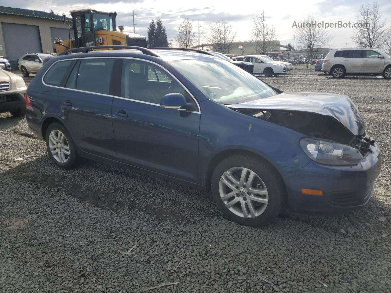 2014 Volkswagen Jetta Tdi Синий vin: 3VWPL7AJ2EM627466