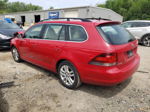 2011 Volkswagen Jetta Tdi Red vin: 3VWPL7AJ3BM600790