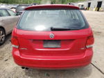 2011 Volkswagen Jetta Tdi Red vin: 3VWPL7AJ3BM600790
