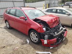 2011 Volkswagen Jetta Tdi Red vin: 3VWPL7AJ3BM600790