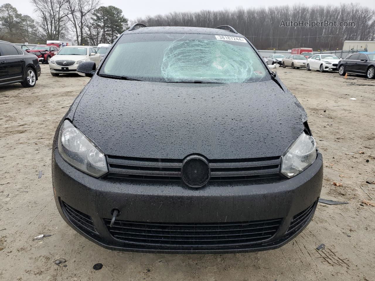 2011 Volkswagen Jetta Tdi Black vin: 3VWPL7AJ3BM616181