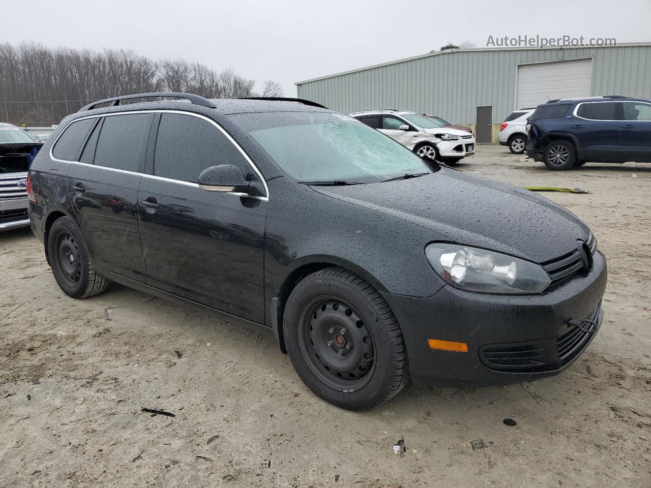 2011 Volkswagen Jetta Tdi Черный vin: 3VWPL7AJ3BM616181