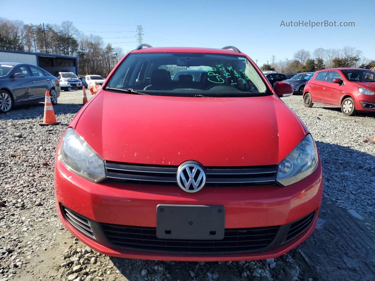 2011 Volkswagen Jetta Tdi Red vin: 3VWPL7AJ3BM705961