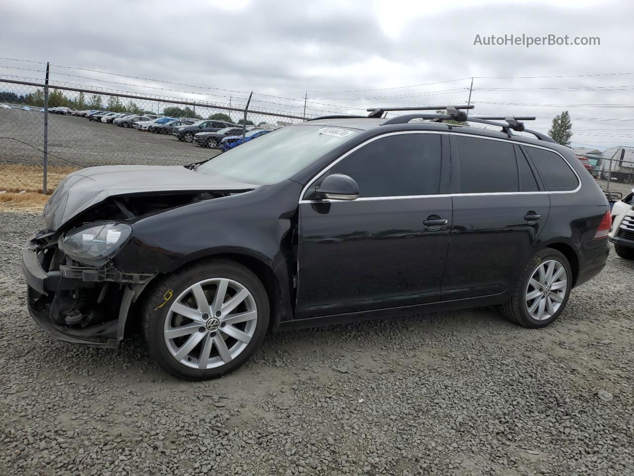 2012 Volkswagen Jetta Tdi Black vin: 3VWPL7AJ3CM619664