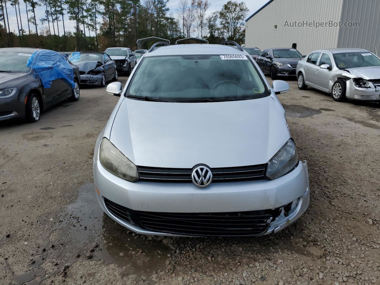 2013 Volkswagen Jetta Tdi Silver vin: 3VWPL7AJ3DM688775