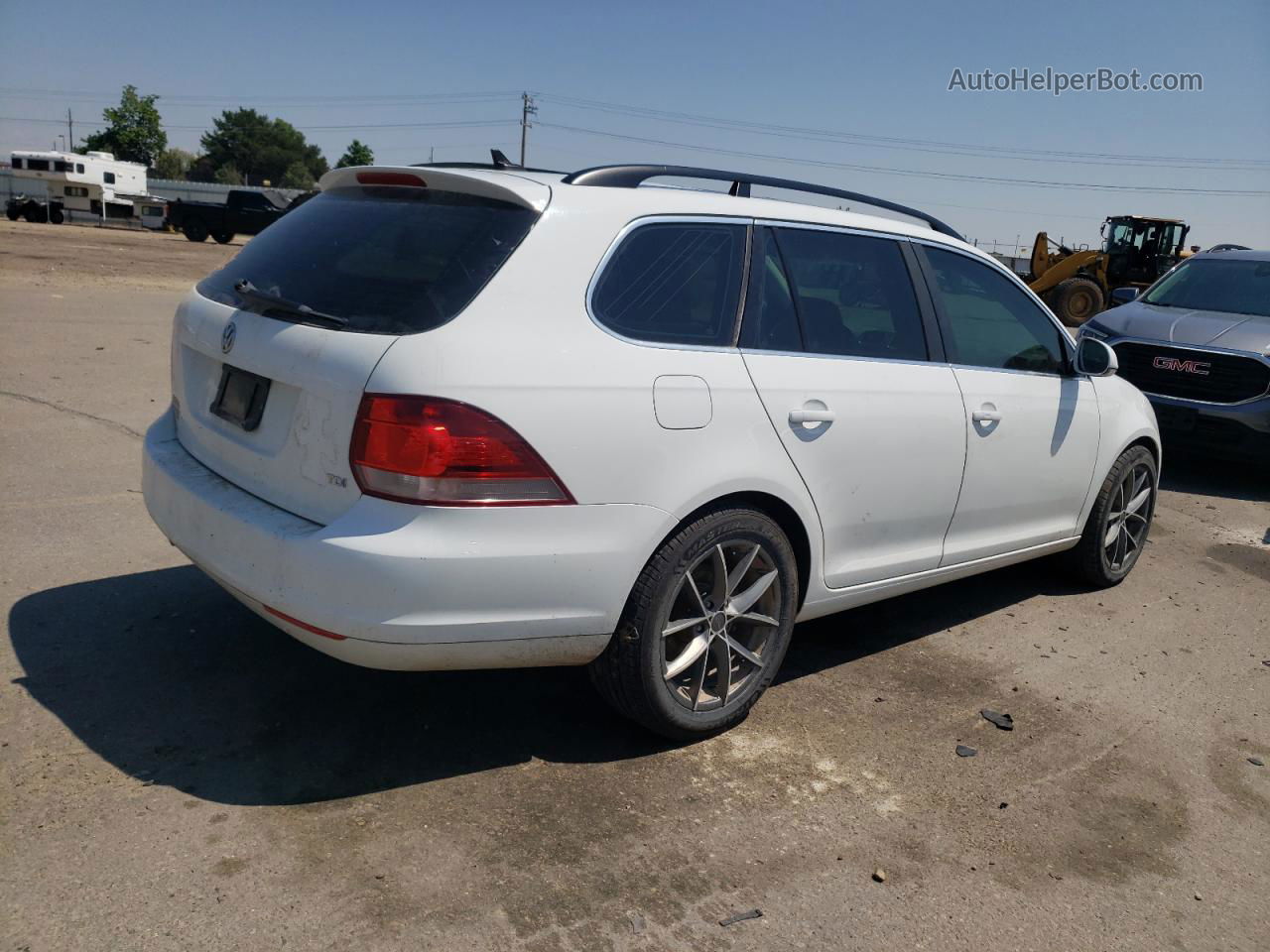 2014 Volkswagen Jetta Tdi White vin: 3VWPL7AJ3EM612930