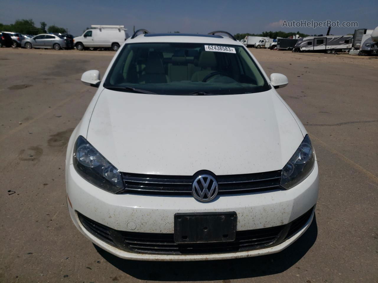 2014 Volkswagen Jetta Tdi White vin: 3VWPL7AJ3EM612930