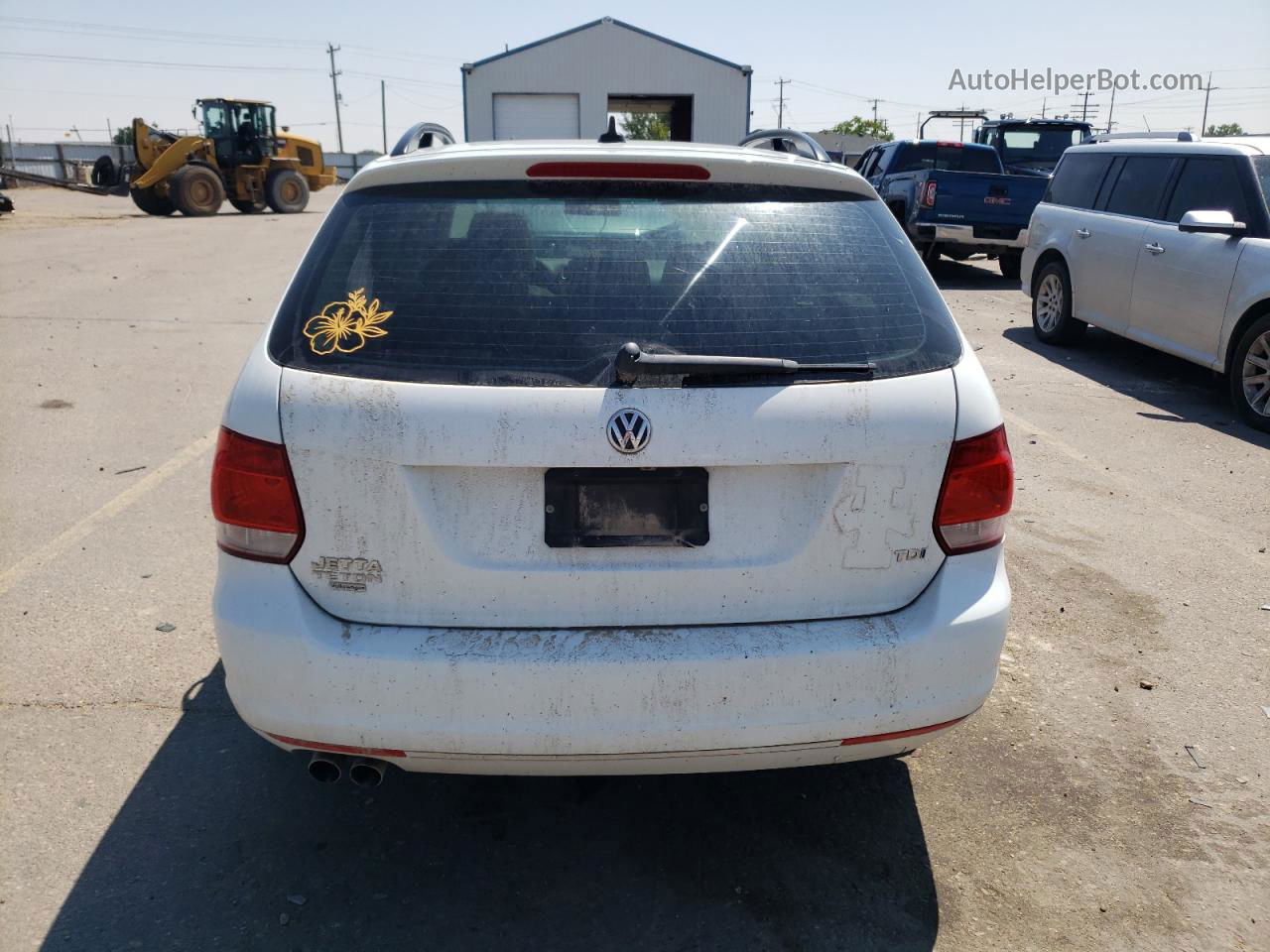 2014 Volkswagen Jetta Tdi White vin: 3VWPL7AJ3EM612930