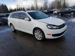 2014 Volkswagen Jetta Tdi White vin: 3VWPL7AJ3EM615567