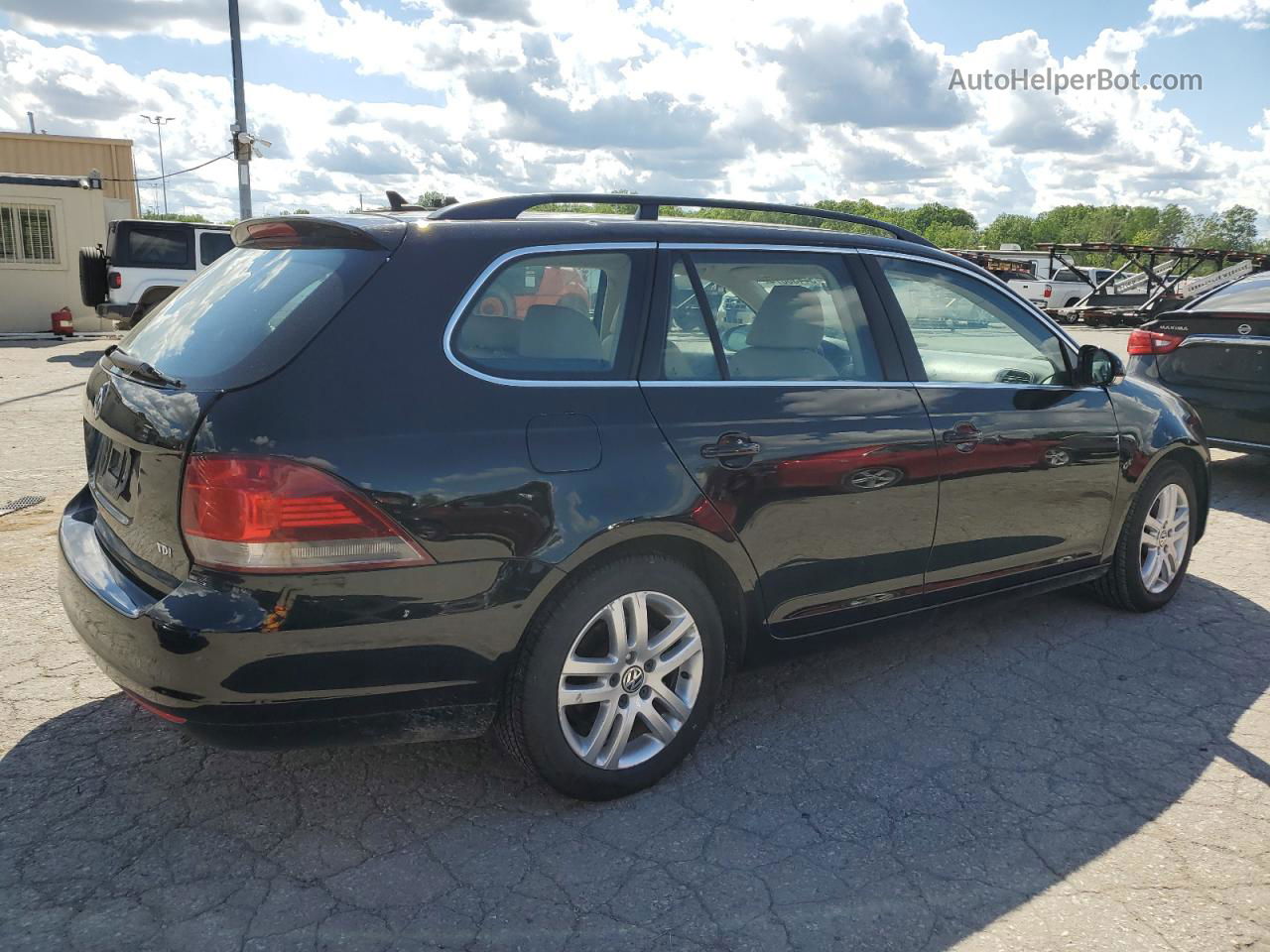 2011 Volkswagen Jetta Tdi Black vin: 3VWPL7AJ4BM661646