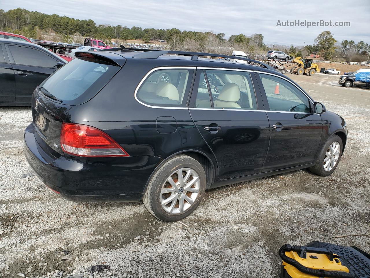 2011 Volkswagen Jetta Tdi Black vin: 3VWPL7AJ4BM674820