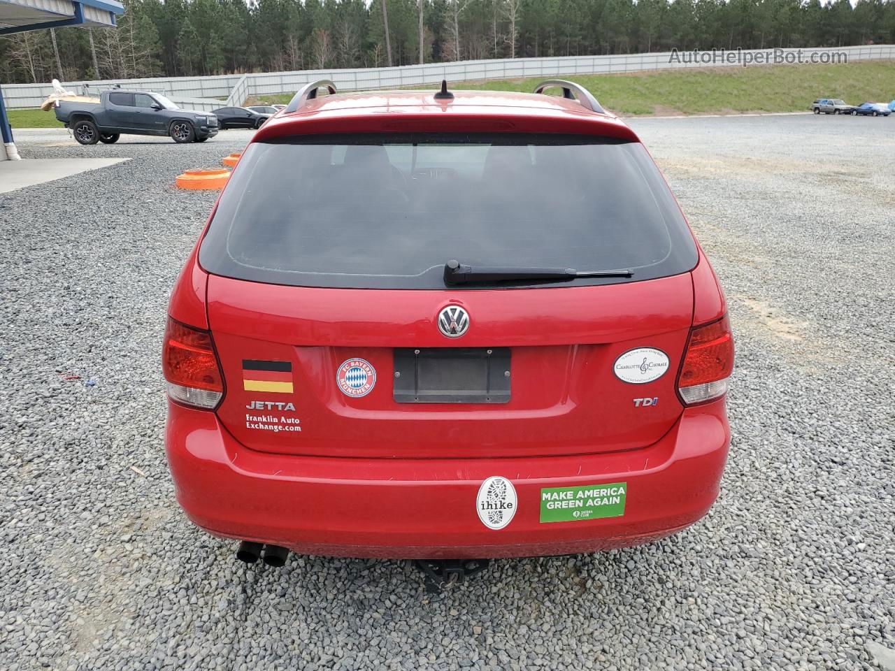 2012 Volkswagen Jetta Tdi Red vin: 3VWPL7AJ4CM603943