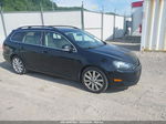 2012 Volkswagen Jetta Sportwagen 2.0l Tdi Black vin: 3VWPL7AJ4CM616627