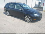 2012 Volkswagen Jetta Sportwagen 2.0l Tdi Black vin: 3VWPL7AJ4CM616627