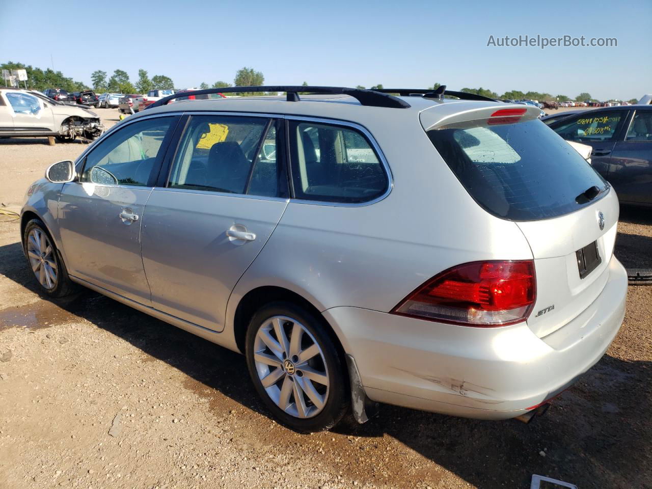 2012 Volkswagen Jetta Tdi Silver vin: 3VWPL7AJ4CM637851