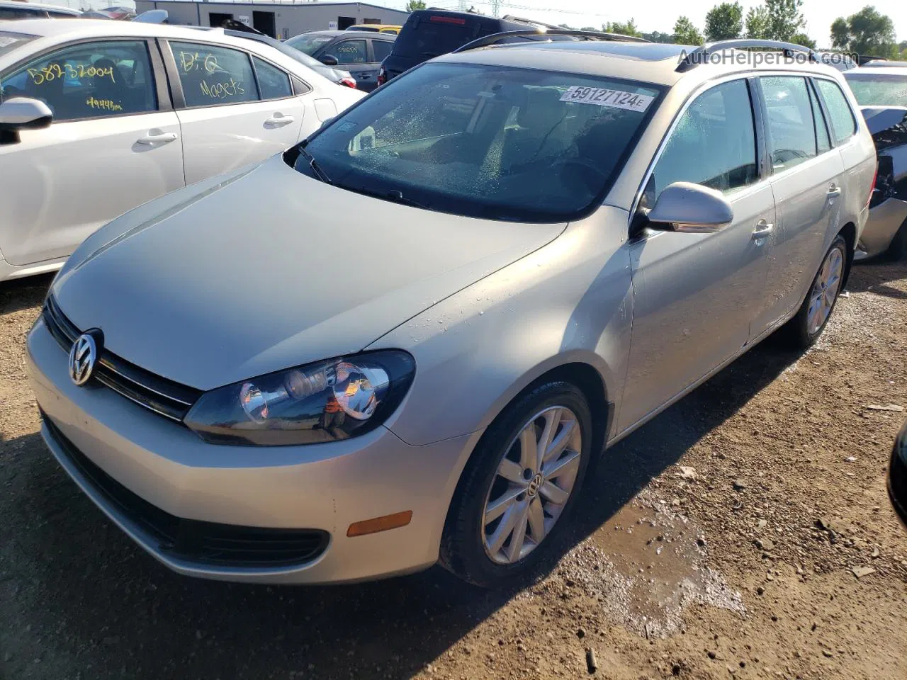 2012 Volkswagen Jetta Tdi Silver vin: 3VWPL7AJ4CM637851