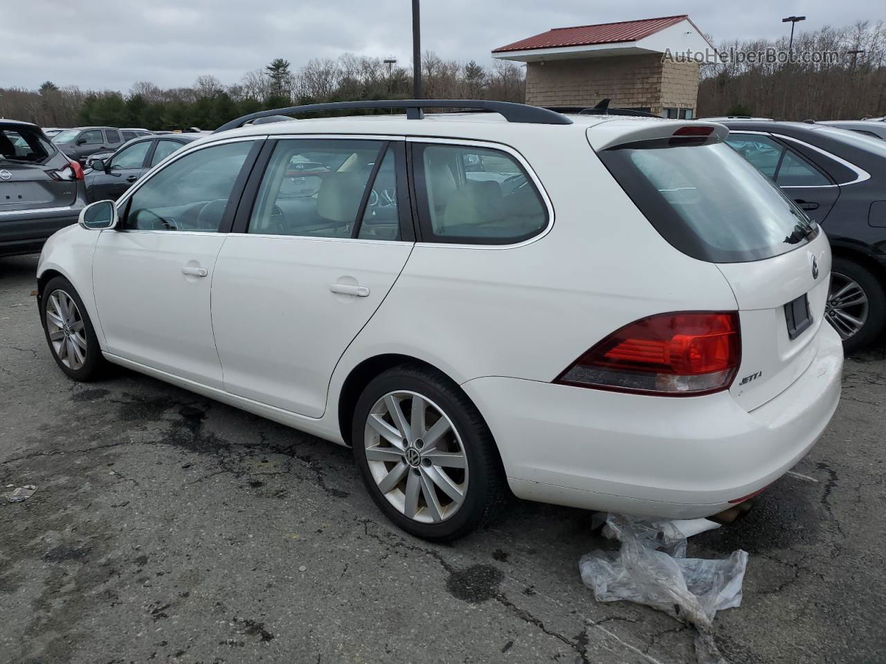 2012 Volkswagen Jetta Tdi White vin: 3VWPL7AJ4CM679100